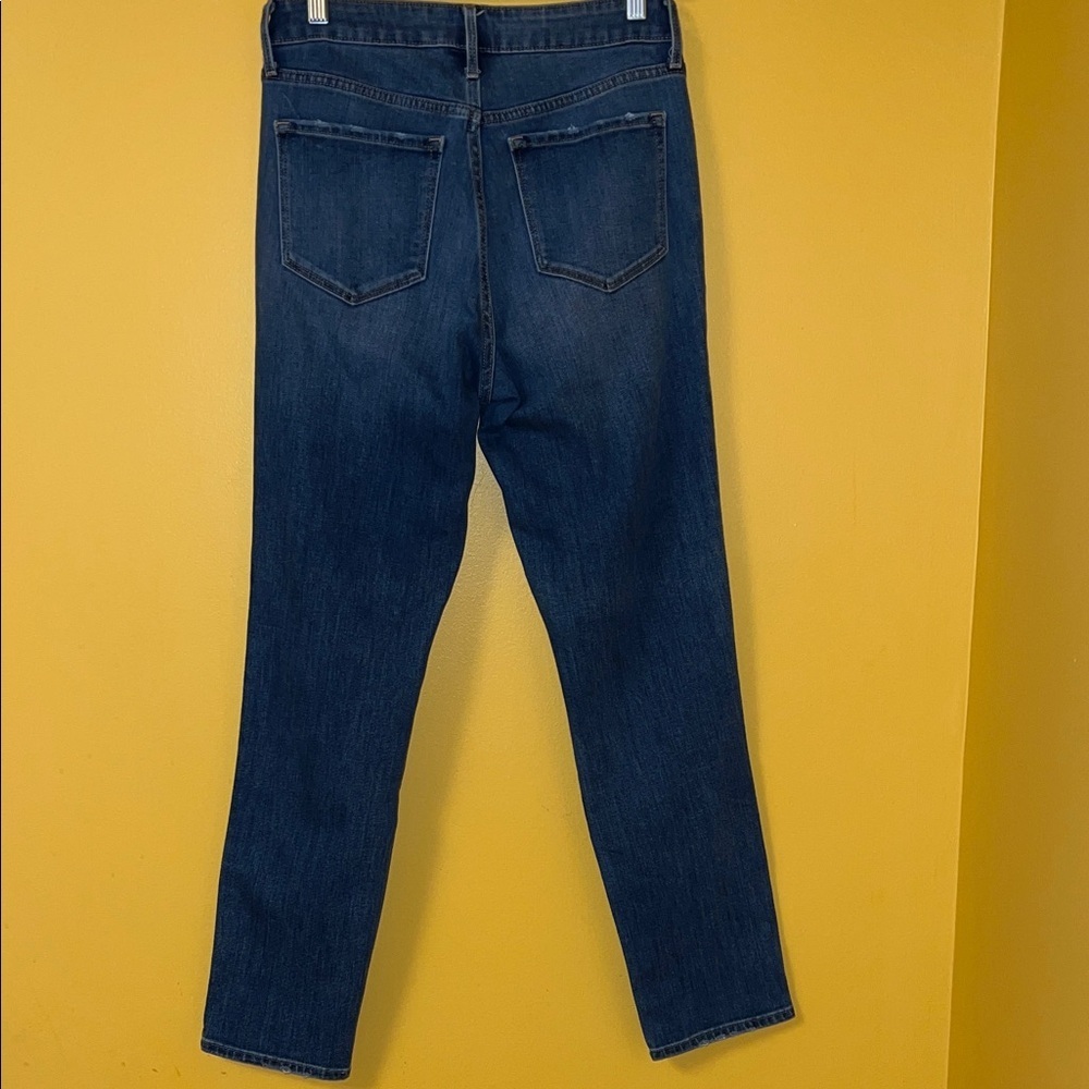 Old Navy Dark Blue Ripped Jeans - Picture 5 of 6